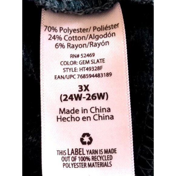 Holiday Time Plus Size 3X Sweatshirt Pullover Thankful Grateful Blessed - Picture 8 of 9